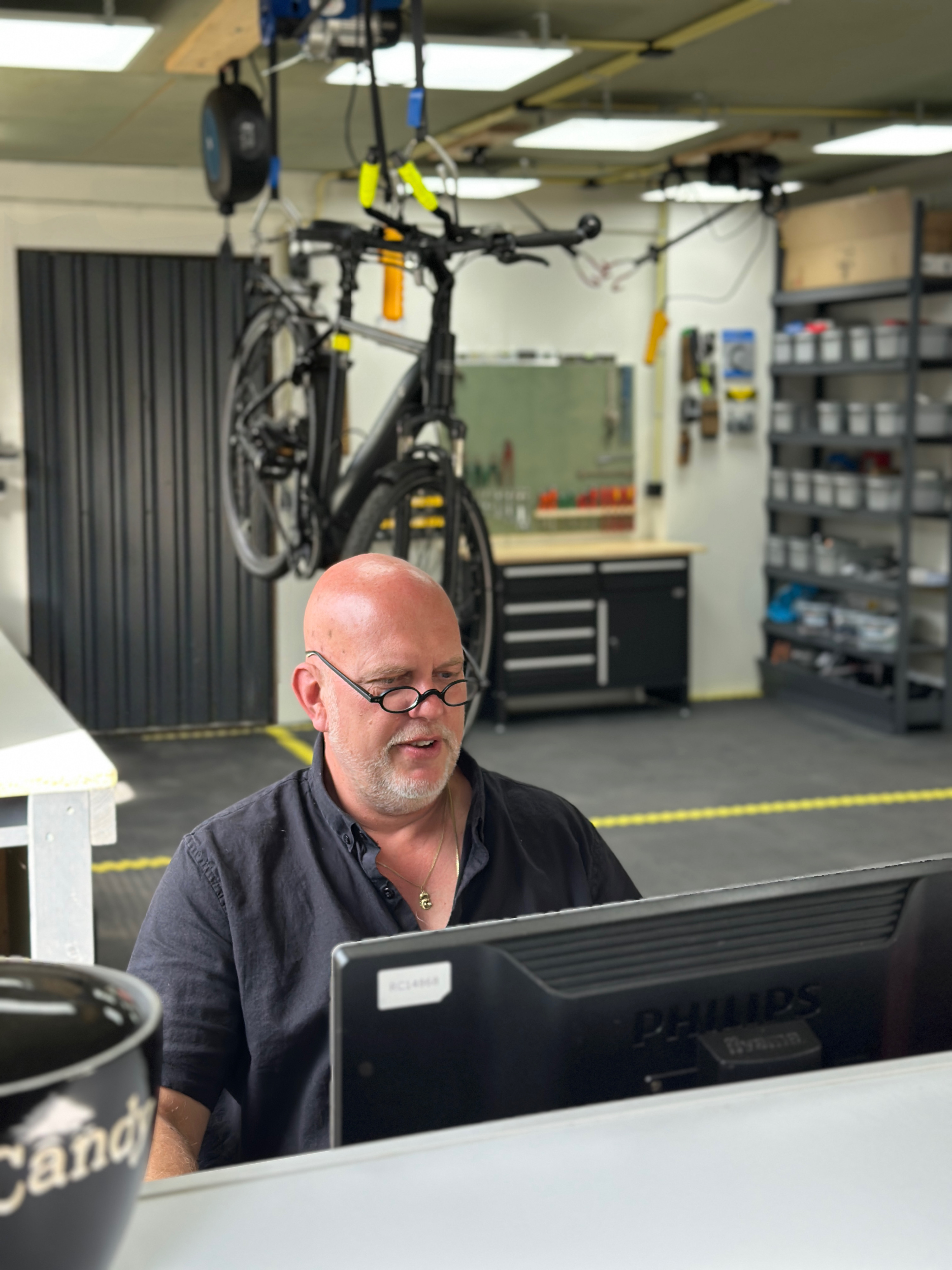 Fietsstation Oentsjerk werkplaats